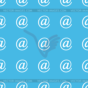 Mail straight pattern - vector clip art