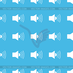 Loudspeaker straight pattern - vector image