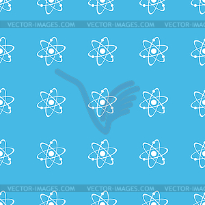 Atom straight pattern - vector image