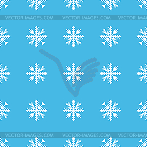 Snowflake straight pattern - vector clipart