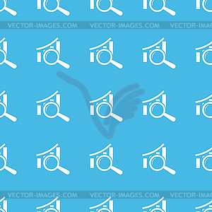 Graphic examination straight pattern - vector image