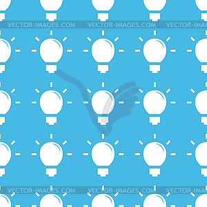Lightbulb straight pattern - vector clip art