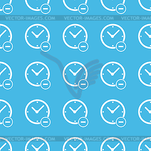 Reduce time straight pattern - vector image