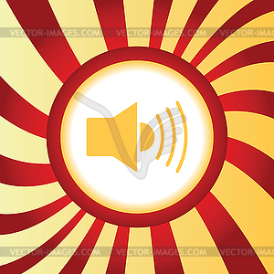Loudspeaker abstract icon - vector clip art