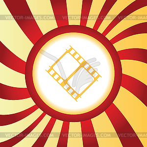 Movie abstract icon - vector clipart