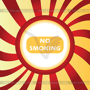 No smoking abstract icon - vector image