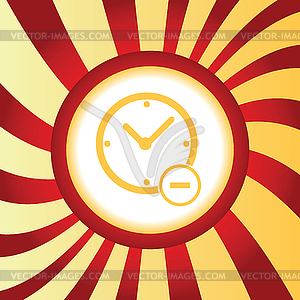 Reduce time abstract icon - vector clip art