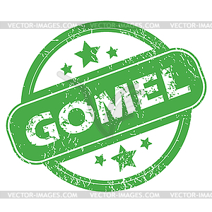 Gomel green stamp - royalty-free vector clipart