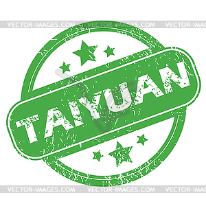 Тайюань зеленый штамп - клипарт