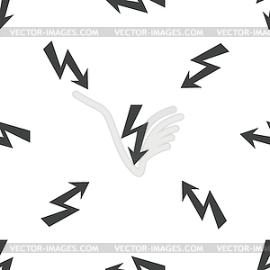 Voltage lightning pattern - vector clipart