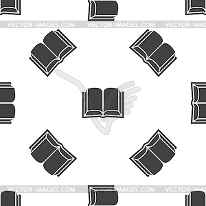 Book pattern - vector clipart