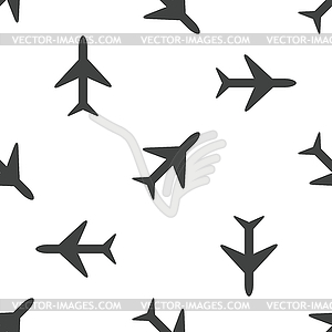 Plane pattern - vector clipart