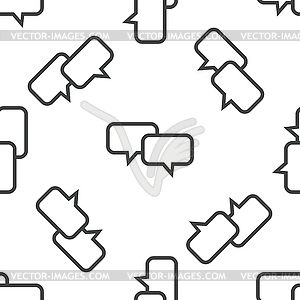Chat pattern - vector image