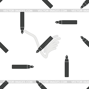 Ink pen pattern - vector clipart / vector image