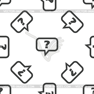 Question pattern - vector clip art