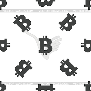 Bitcoin pattern - vector clipart