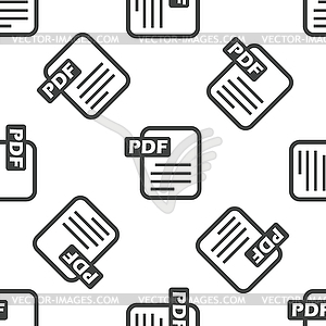 PDF file pattern - vector clip art