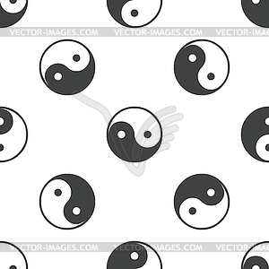 Ying Yang модель - векторизованный клипарт