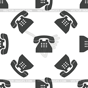 Phone pattern - vector clipart