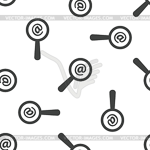 Mail search pattern - vector clip art