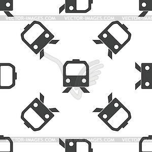 Train pattern - vector clipart
