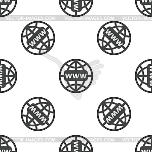 Global network pattern - royalty-free vector clipart
