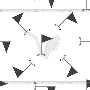 Flagstick pattern - vector clipart