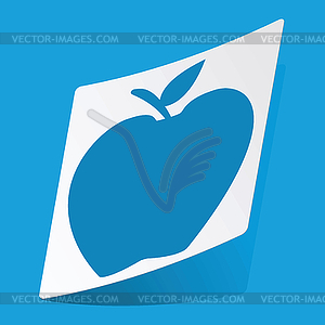 Apple sticker - vector clipart