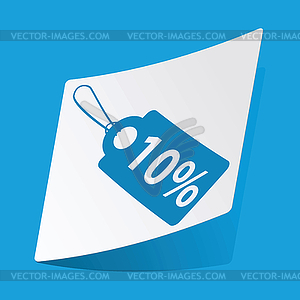 Discount sticker - vector clip art