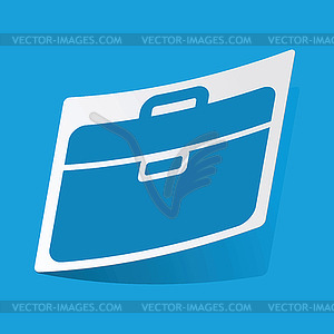 Briefcase sticker - vector clip art