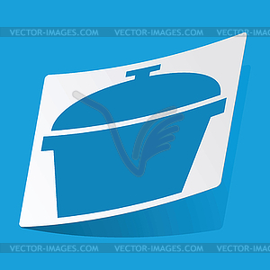 Pan sticker - vector clip art