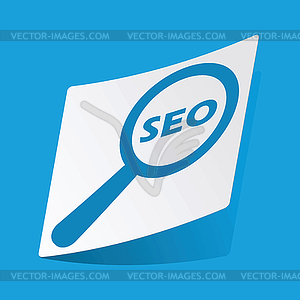 Seo search sticker - vector clipart / vector image