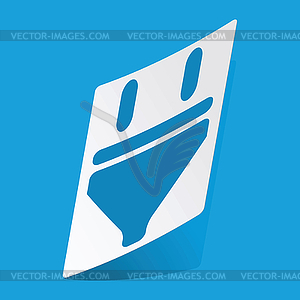 Plug sticker - vector clipart