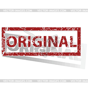 ORIGINAL outlined stamp - vector clip art