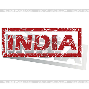 Индия изложил печать - клипарт Royalty-Free