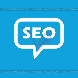 SEO message icon - vector clip art