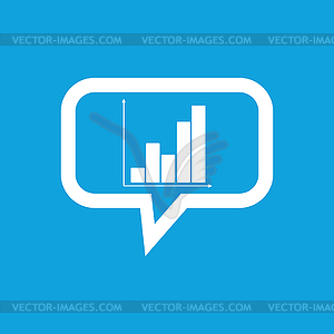 Graphic message icon - vector image