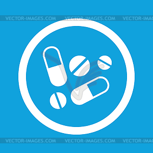 Medicine sign icon - vector clipart