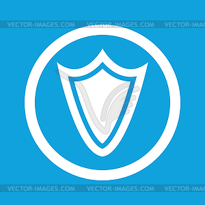 Shield sign icon - vector clipart