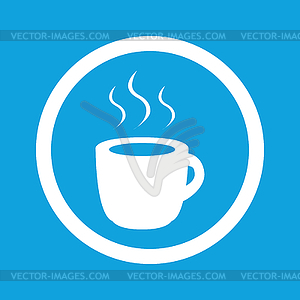 Hot drink sign icon - vector clipart