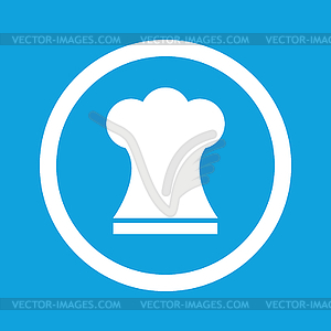 Chef hat sign icon - vector image