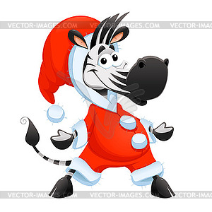 Funny Christmas character - vector clipart