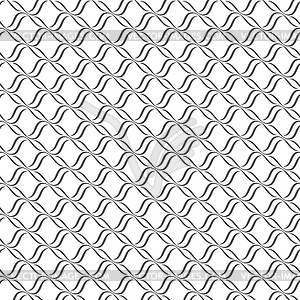 Seamless lines with wavy pattern background - vector image