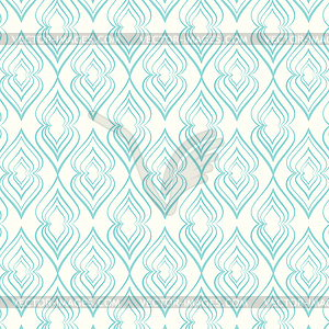 Seamless pattern lines curve background - royalty-free vector clipart