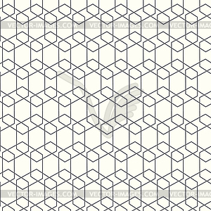 Seamless geometric tiles square pattern background - vector clip art