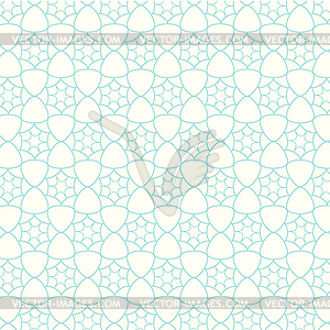 Seamless pattern lines with wavy, floral background - color vector clipart