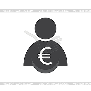 Man icon, - vector clipart / vector image