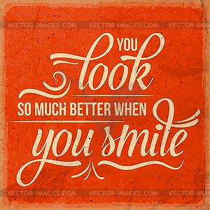 Positive inspirational life quote - vector clipart