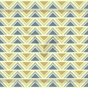 Seamless geometric ethnic pattern - color vector clipart