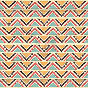 Seamless geometric ethnic pattern - vector clip art